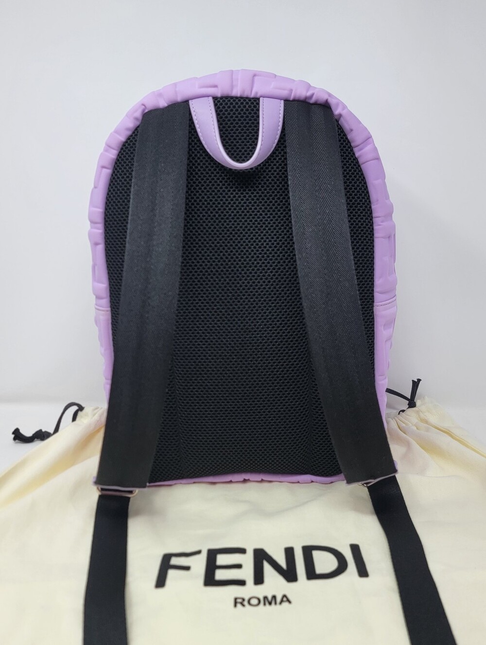 FENDI Roma FF Embossed Econyl Backpack - Picture 2 of 11